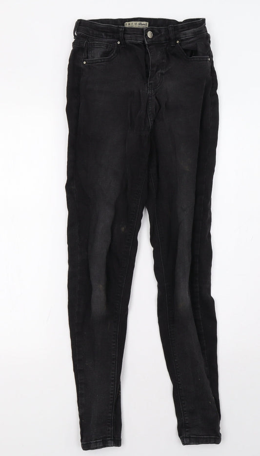 Primark Womens Black   Skinny Jeans Size 10 L32 in