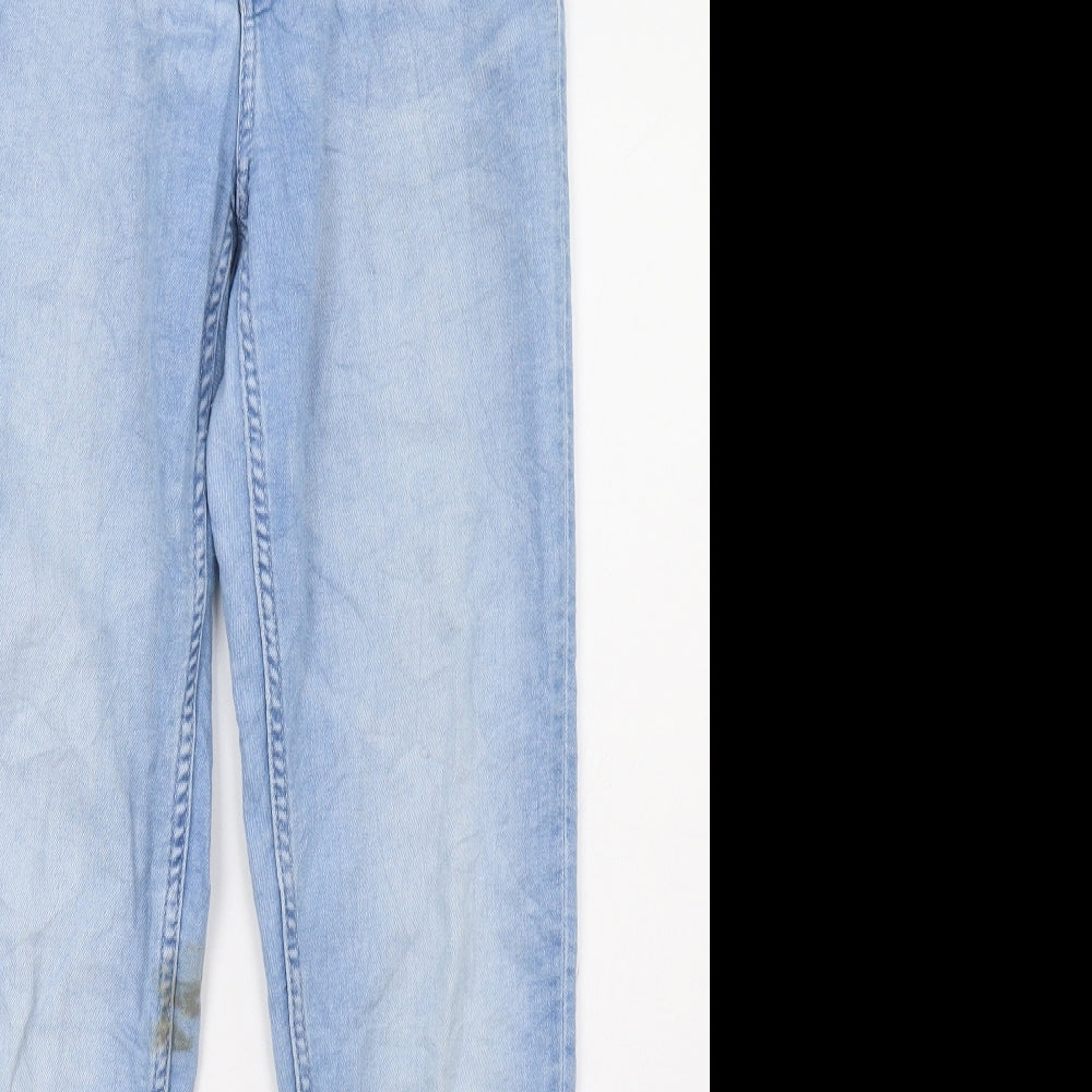 Womens UK Size 10 H&M Regular Fit Skinny Blue Jeans