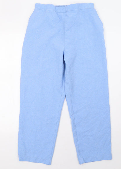 Womens UK Size 30 Preworn Regular Fit  Blue Trousers