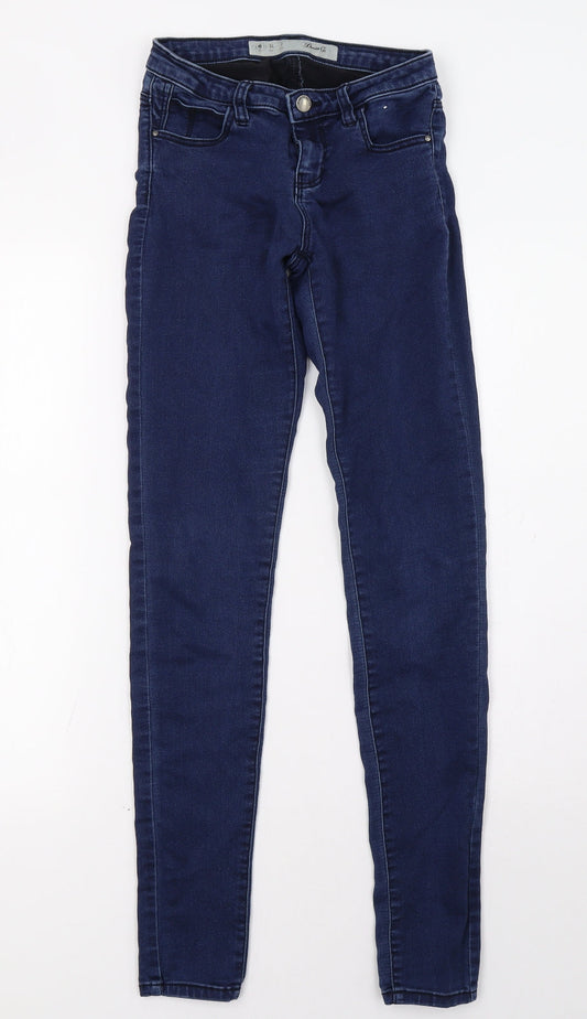 Primark Womens Blue   Skinny Jeans Size 6 L32 in