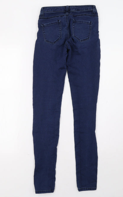 Primark Womens Blue   Skinny Jeans Size 6 L32 in