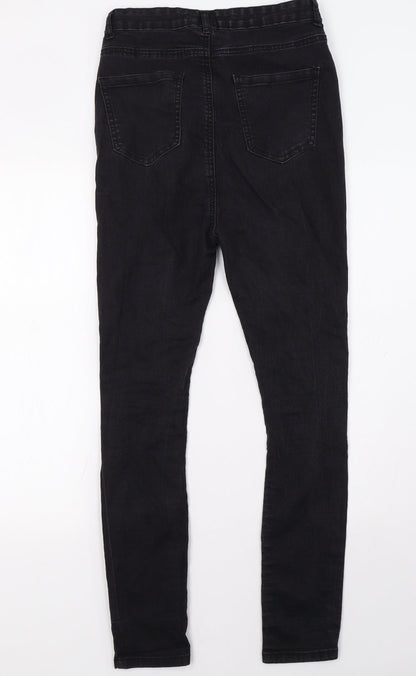 Boohoo Womens Black   Skinny Jeans Size 12 L31 in