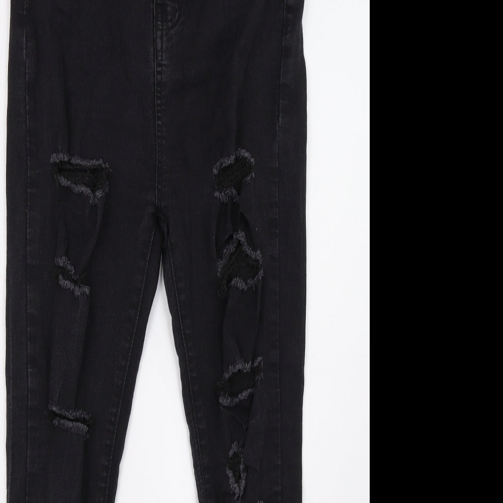 Boohoo Womens Black   Skinny Jeans Size 12 L31 in