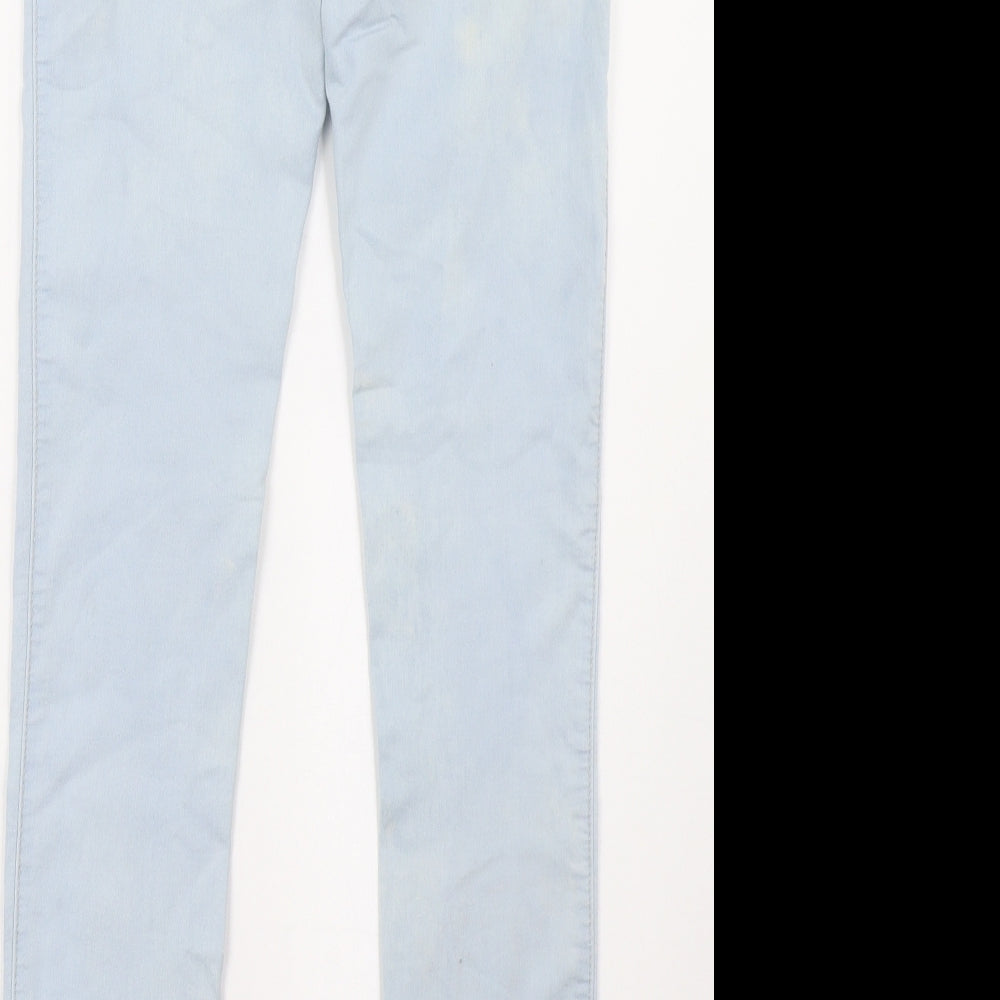 Primark Womens Blue   Jegging Trousers Size 6 L31 in