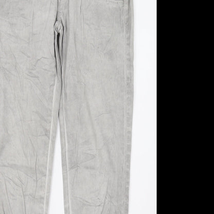 j welly Womens Grey   Skinny Jeans Size S L30 in