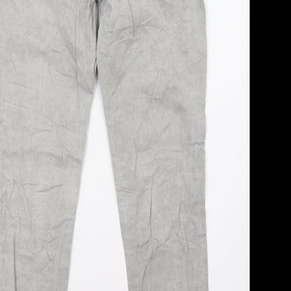 j welly Womens Grey   Skinny Jeans Size S L30 in
