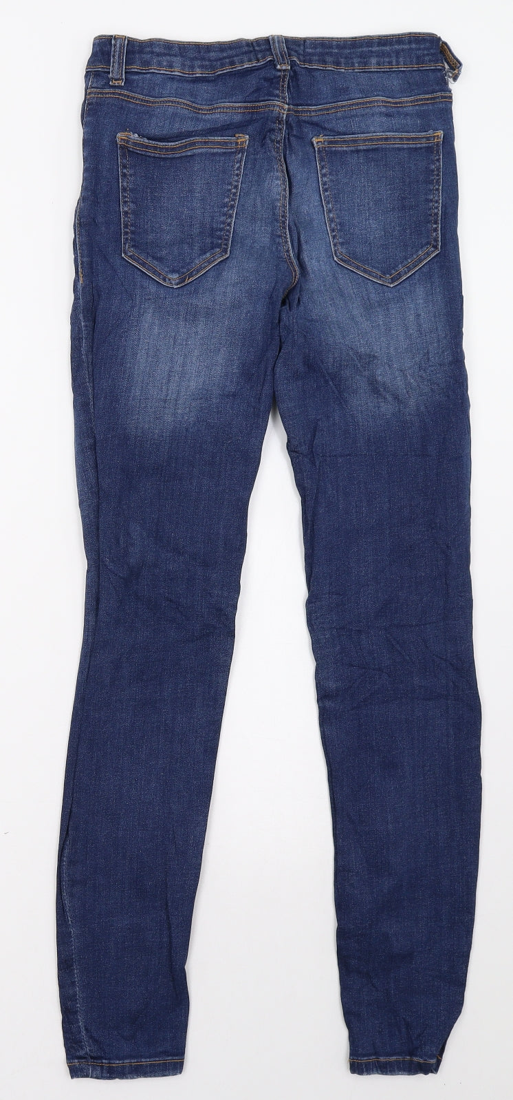 Womens UK Size 8 mohito Regular Fit Skinny Blue Jeans