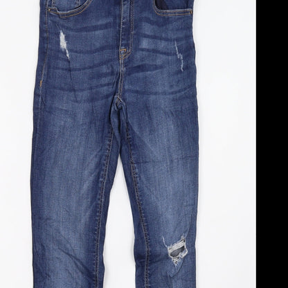 Womens UK Size 8 mohito Regular Fit Skinny Blue Jeans