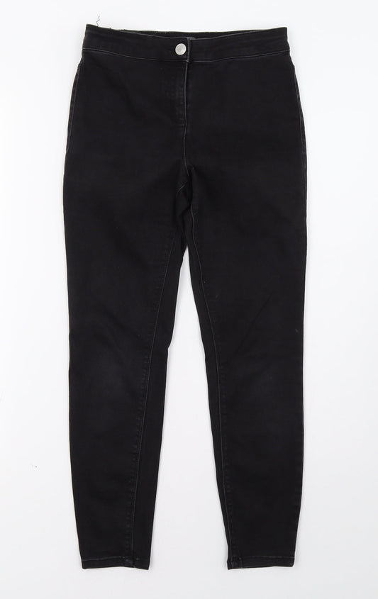 Matalan Womens Black   Skinny Jeans Size 8 L27 in