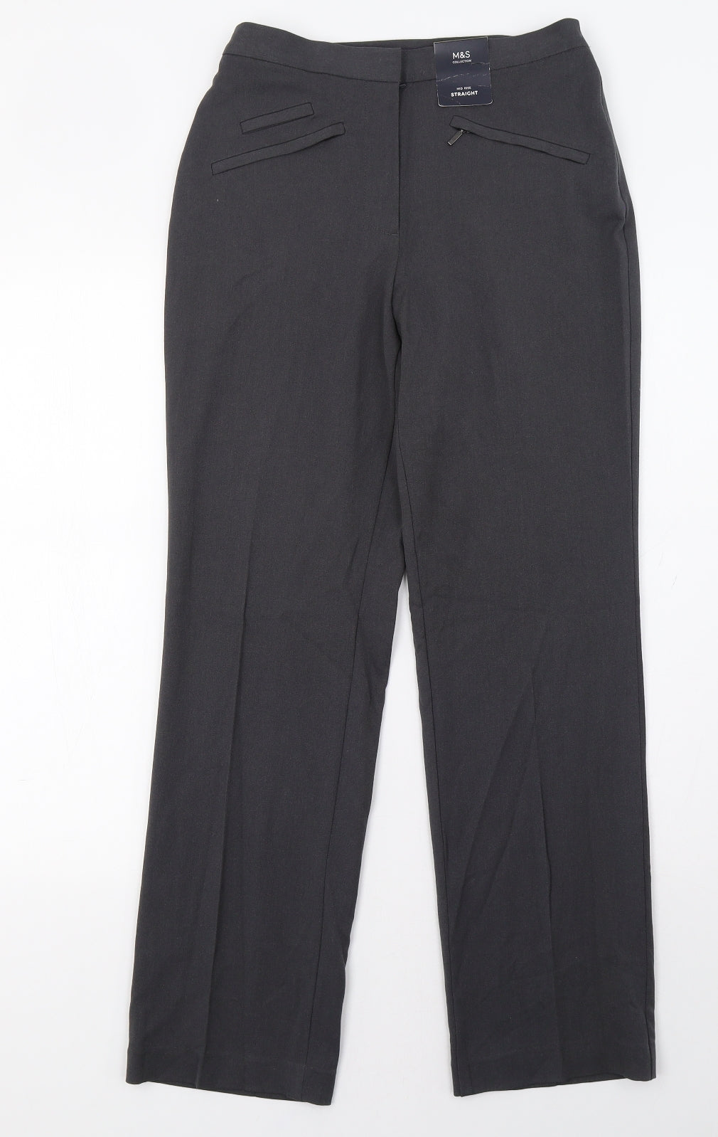 Womens UK Size 6 Marks and Spencer Regular Fit  Grey Trousers