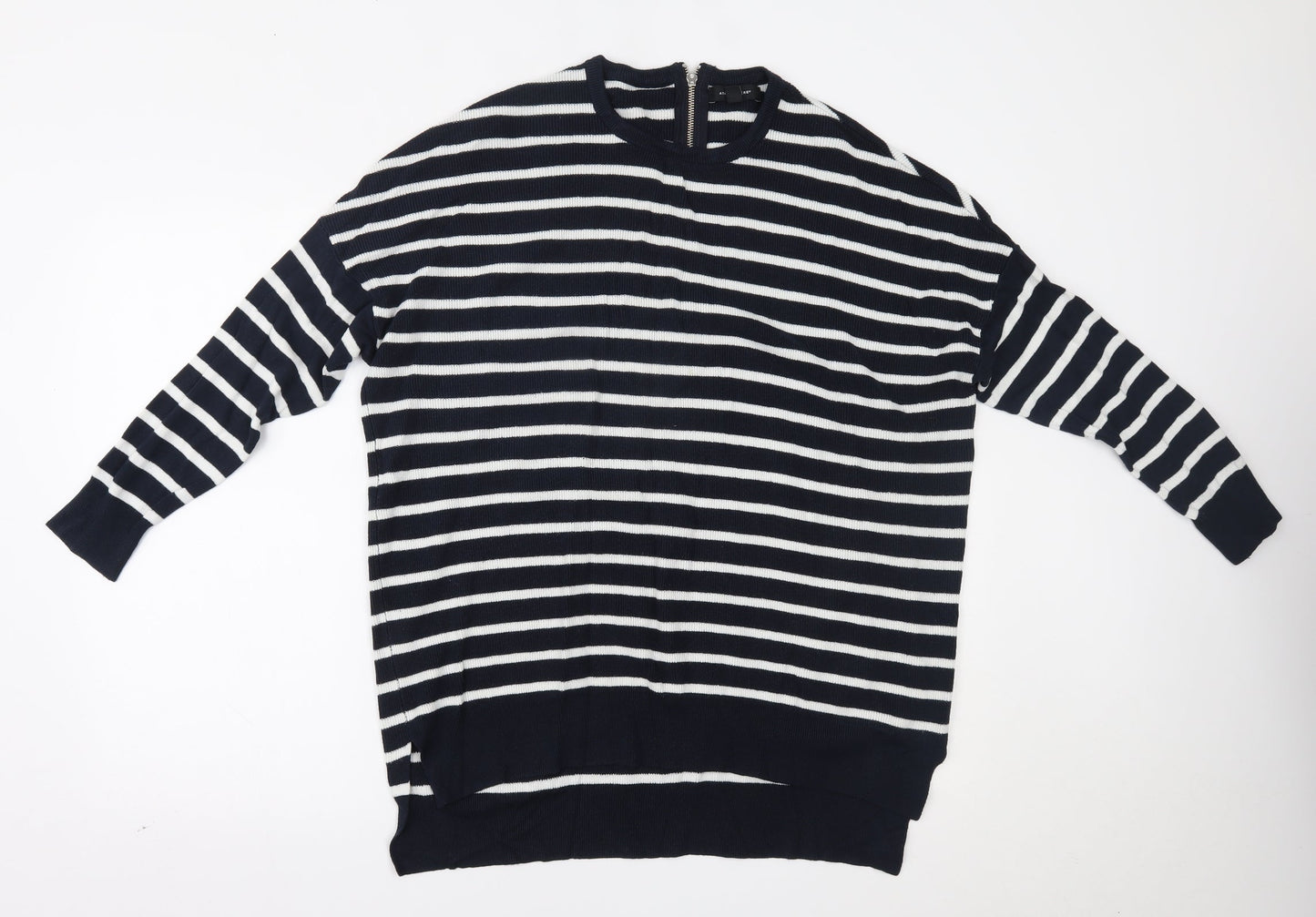 Primark Womens Blue Striped  Pullover Jumper Size XL