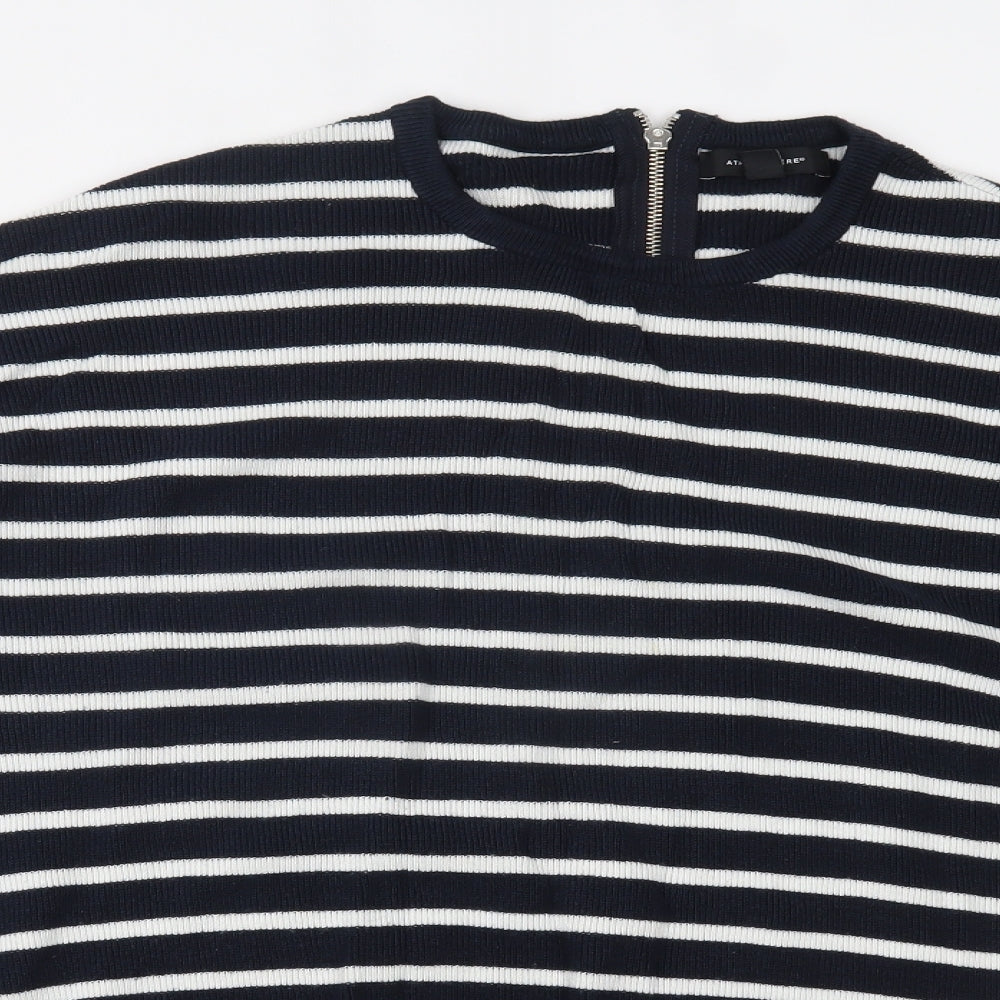 Primark Womens Blue Striped  Pullover Jumper Size XL