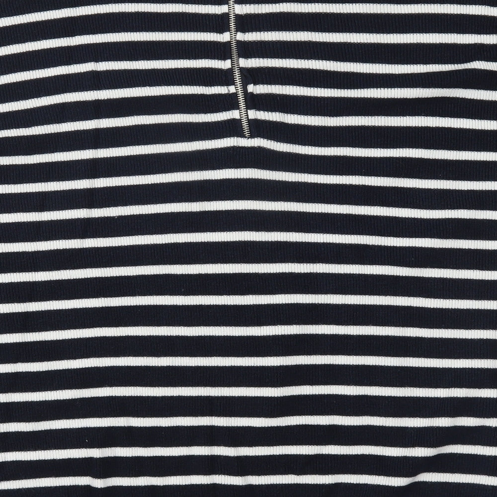 Primark Womens Blue Striped  Pullover Jumper Size XL