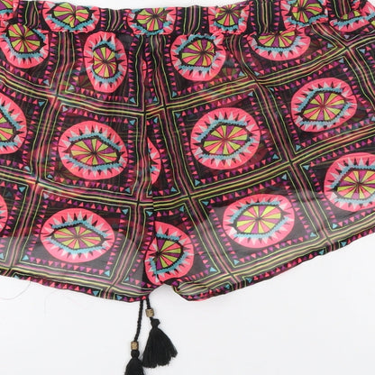Primark Womens Multicoloured Geometric  Sweat Shorts Size M