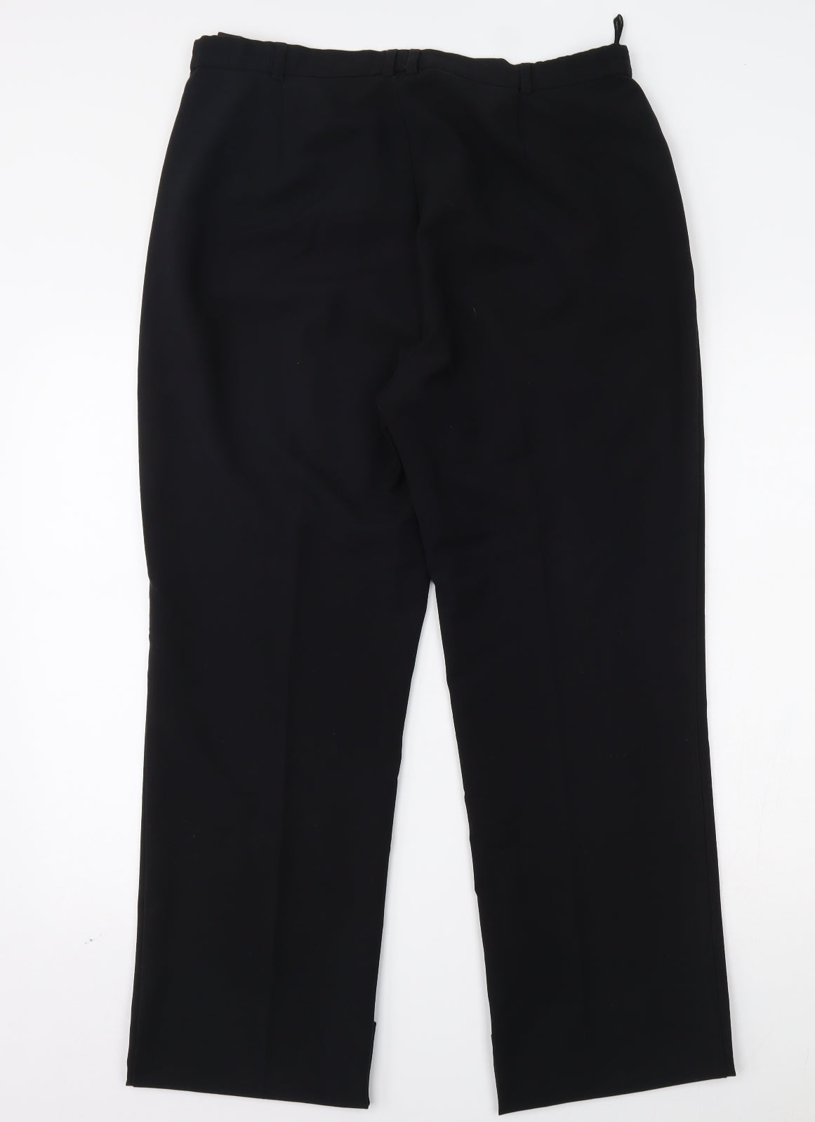 Womens UK Size 14 Marks and Spencer Regular Fit  Black Trousers