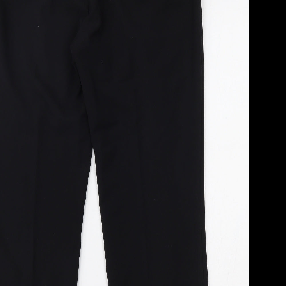 Womens UK Size 14 Marks and Spencer Regular Fit  Black Trousers