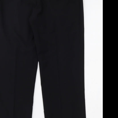 Womens UK Size 14 Marks and Spencer Regular Fit  Black Trousers