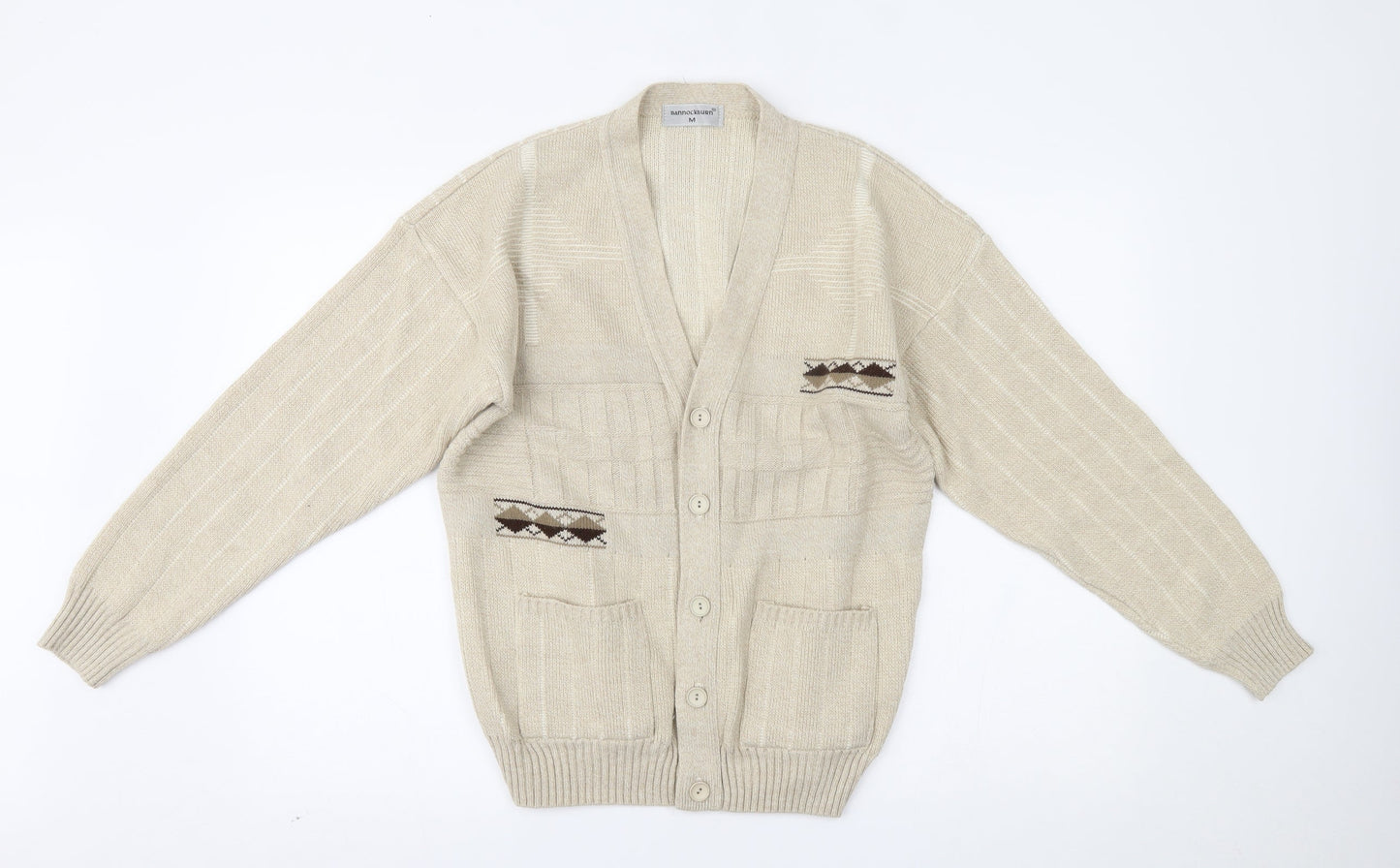 bannockburn Womens Ivory   Cardigan Jumper Size M