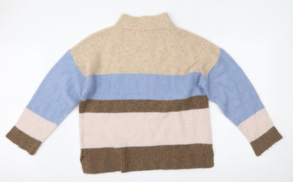 Womens UK Size L NEXT Multicoloured Pullover Jumper
