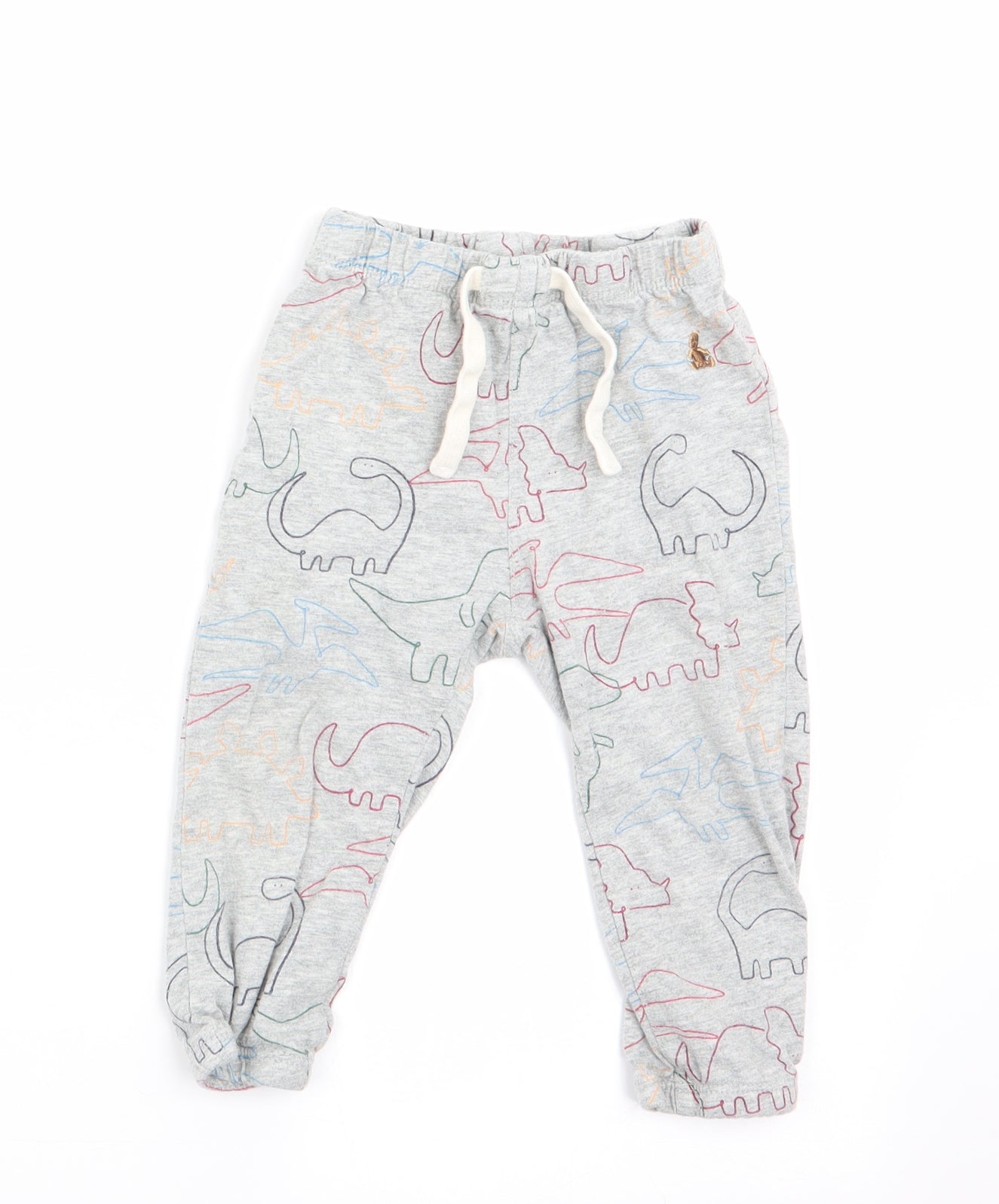 Gap Baby Grey Animal Print  Jogger Trousers Size 12-18 Months