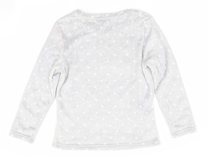 Made to Dream Womens Grey Polka Dot   Pyjama Top Size M  - Penguin Logo