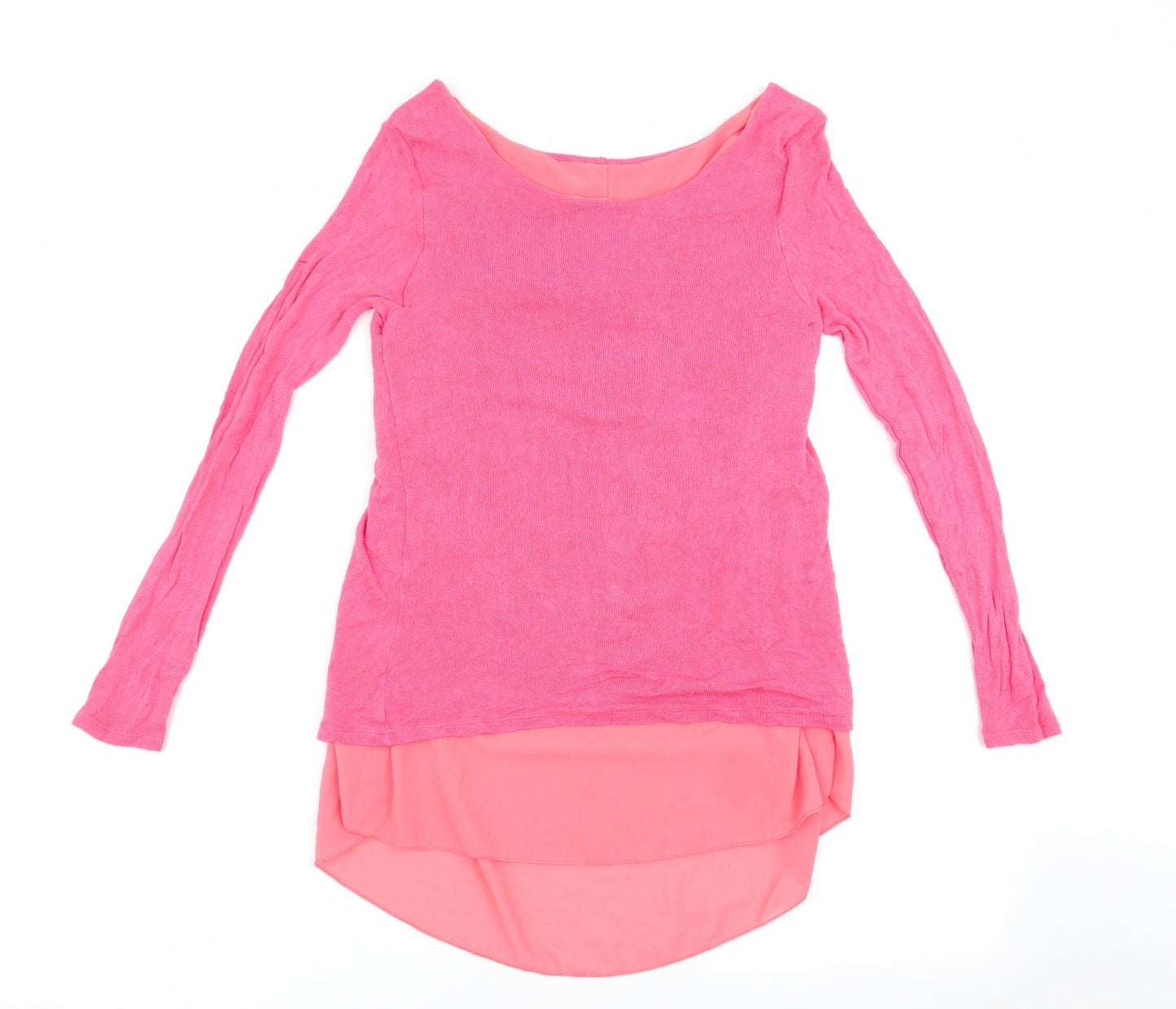 Womens UK Size  Preworn Pink Pullover Jumper