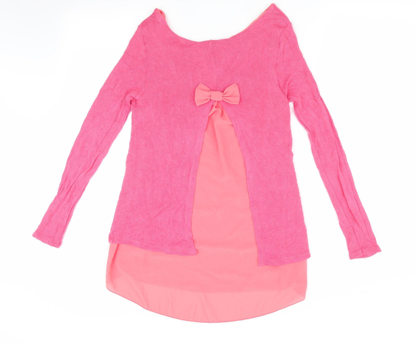 Womens UK Size  Preworn Pink Pullover Jumper