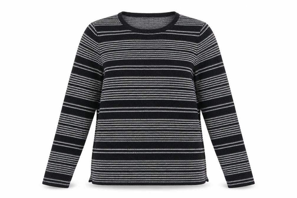 Womens UK Size 14 Papaya Black Pullover Jumper