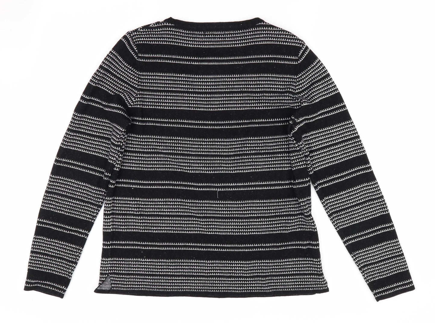 Womens UK Size 14 Papaya Black Pullover Jumper