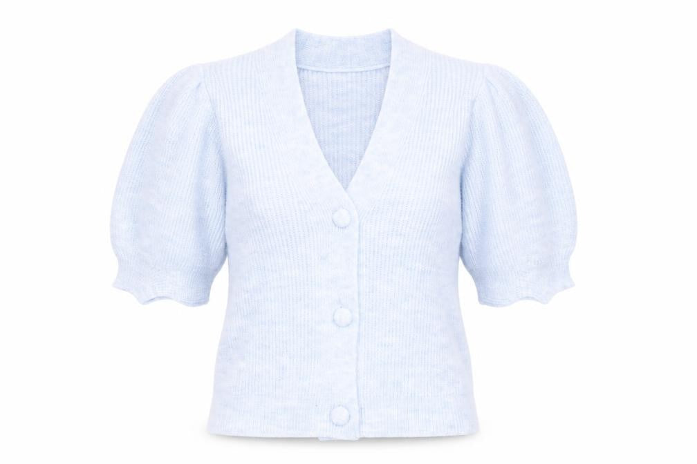 Womens UK Size 12 TU Blue Cardigan Jumper