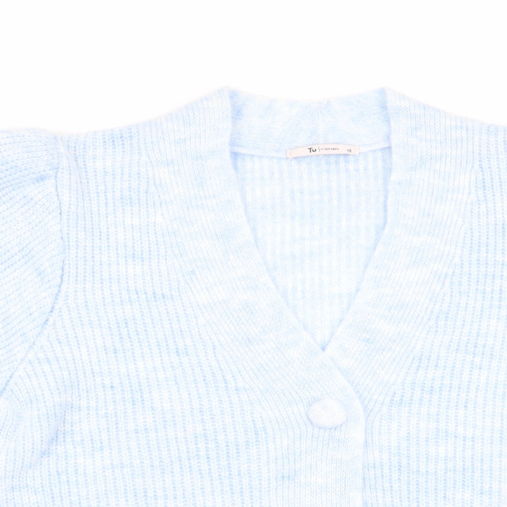 TU Womens Blue   Cardigan Jumper Size 12