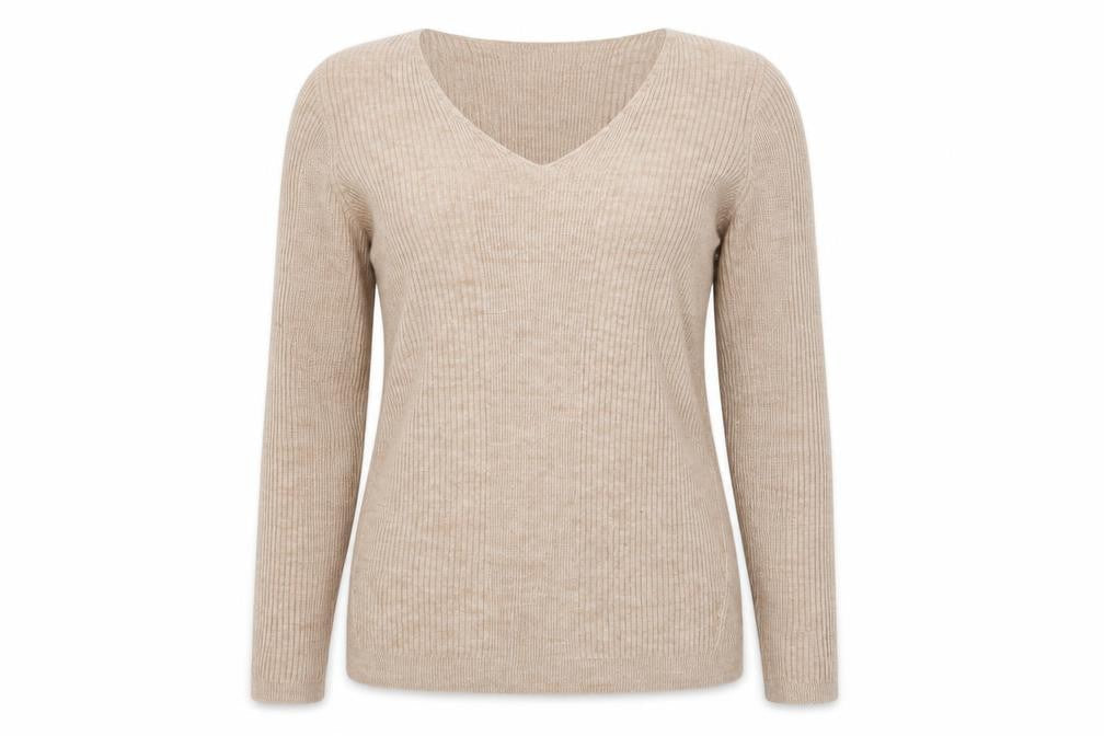 Womens UK Size 14 Marks and Spencer Brown Pullover Jumper