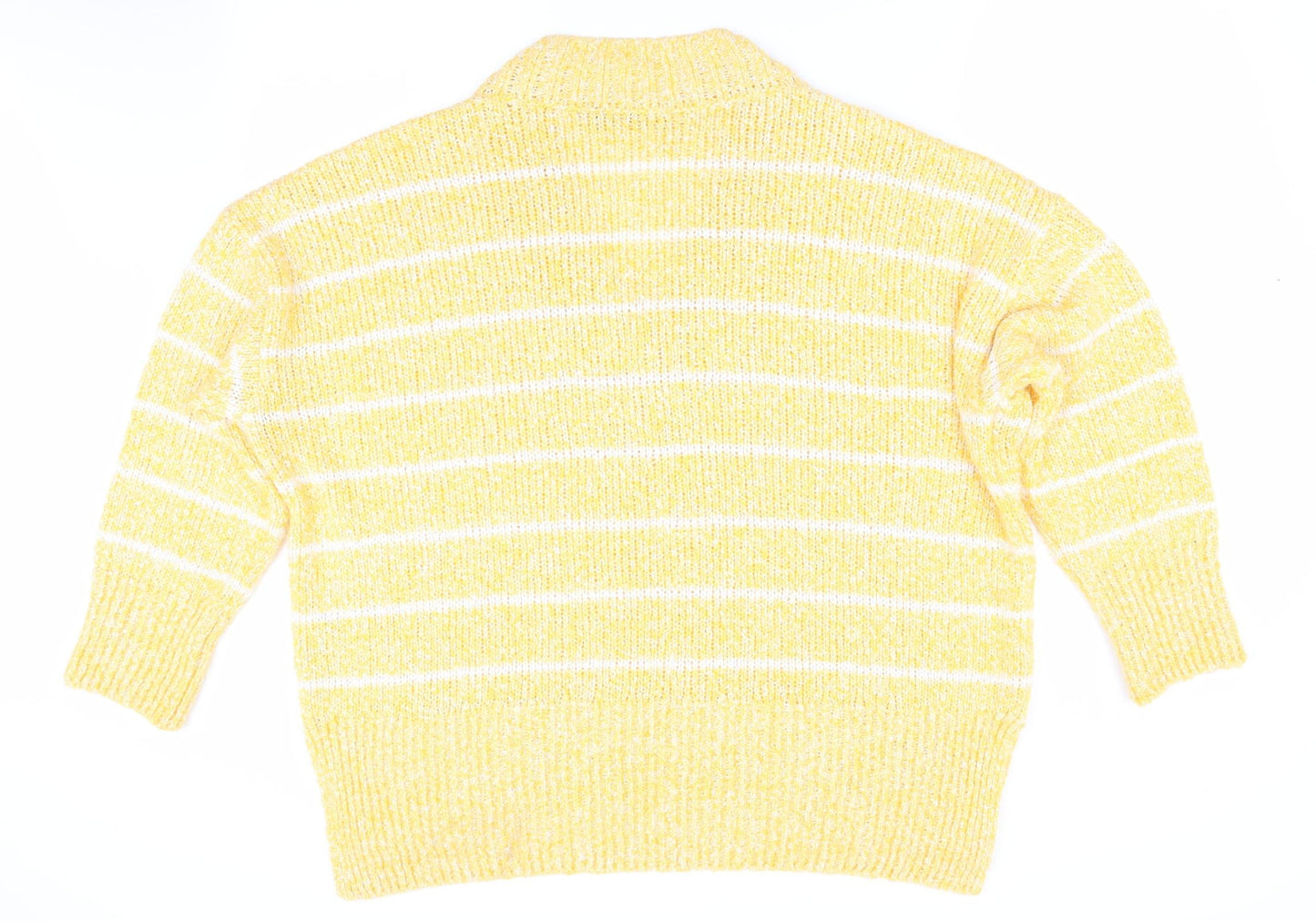 Womens UK Size L Marks and Spencer Yellow Pullover Jumper