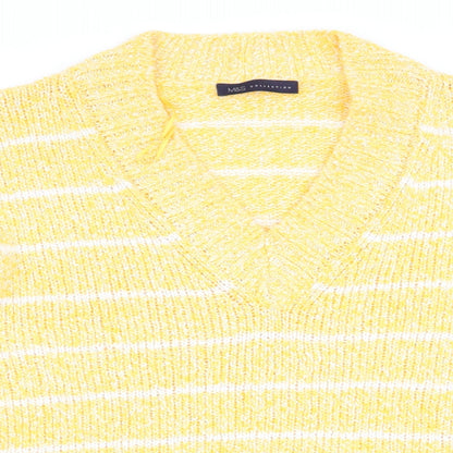 Womens UK Size L Marks and Spencer Yellow Pullover Jumper