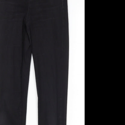 Denim Co Womens Black   Skinny Jeans Size 8 L28 in