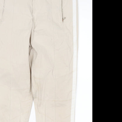 Womens UK Size 14 Street One Regular Fit Chino Beige Trousers