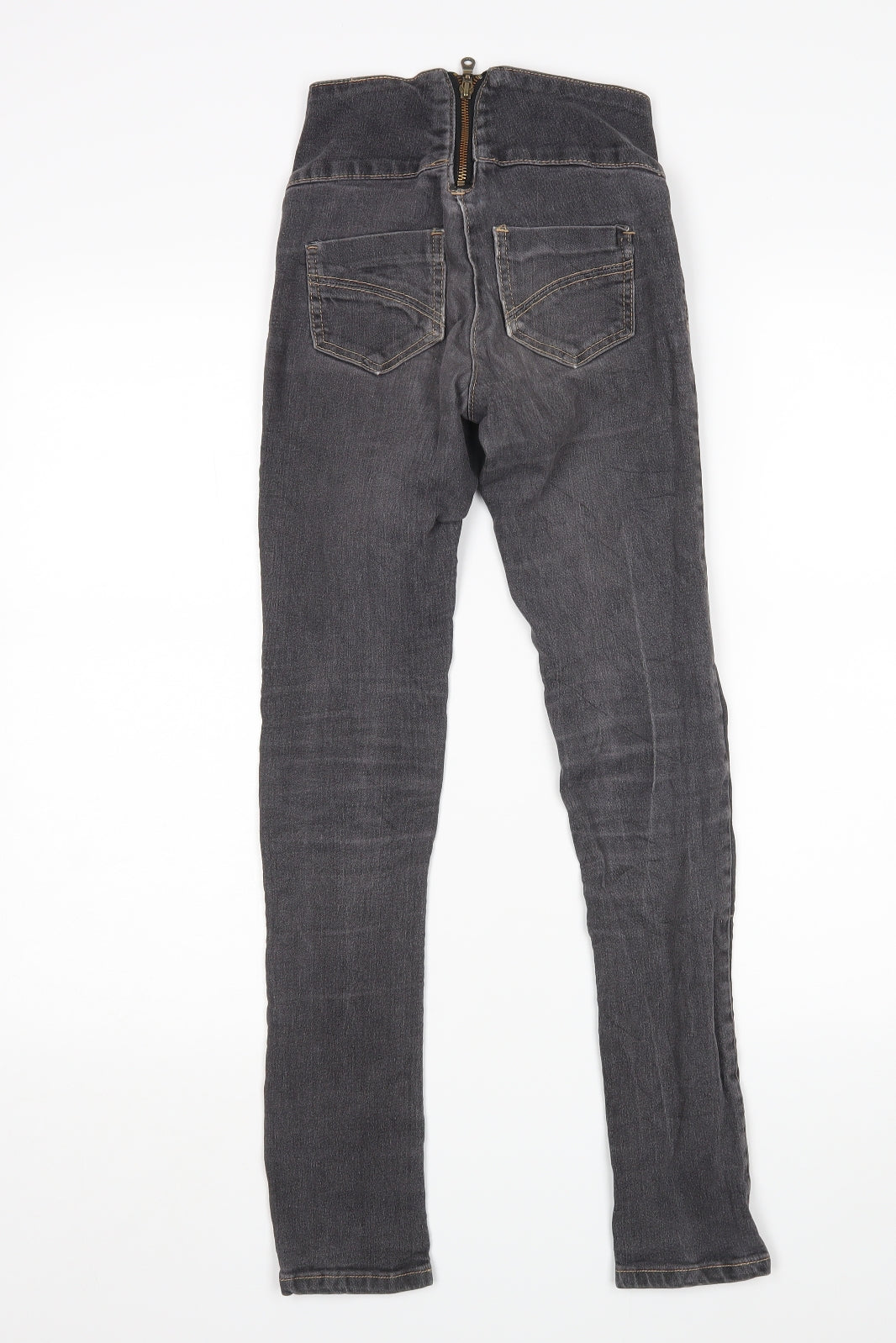 D-XEL Womens Grey   Skinny Jeans Size 10 L30 in