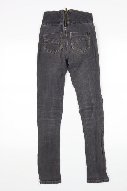 D-XEL Womens Grey   Skinny Jeans Size 10 L30 in