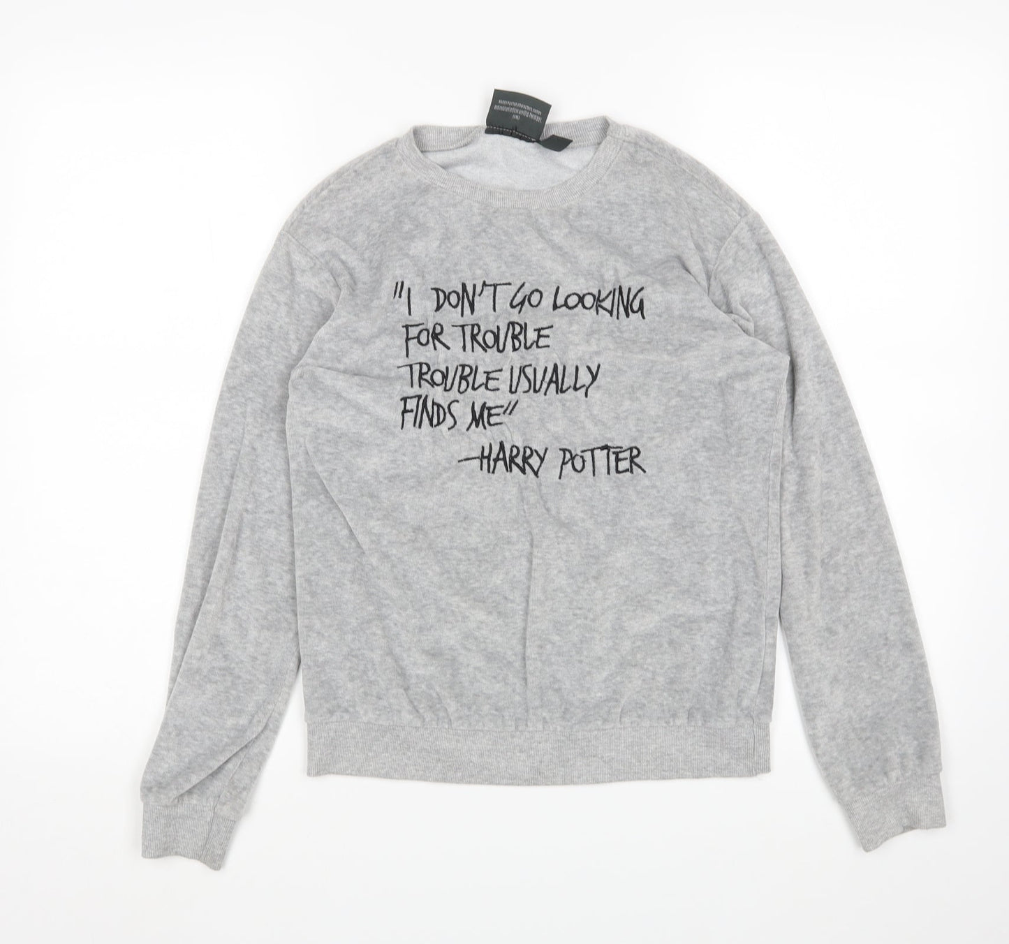 Atmosphere Womens Grey   Top Pyjama Top Size 8  - harry potter