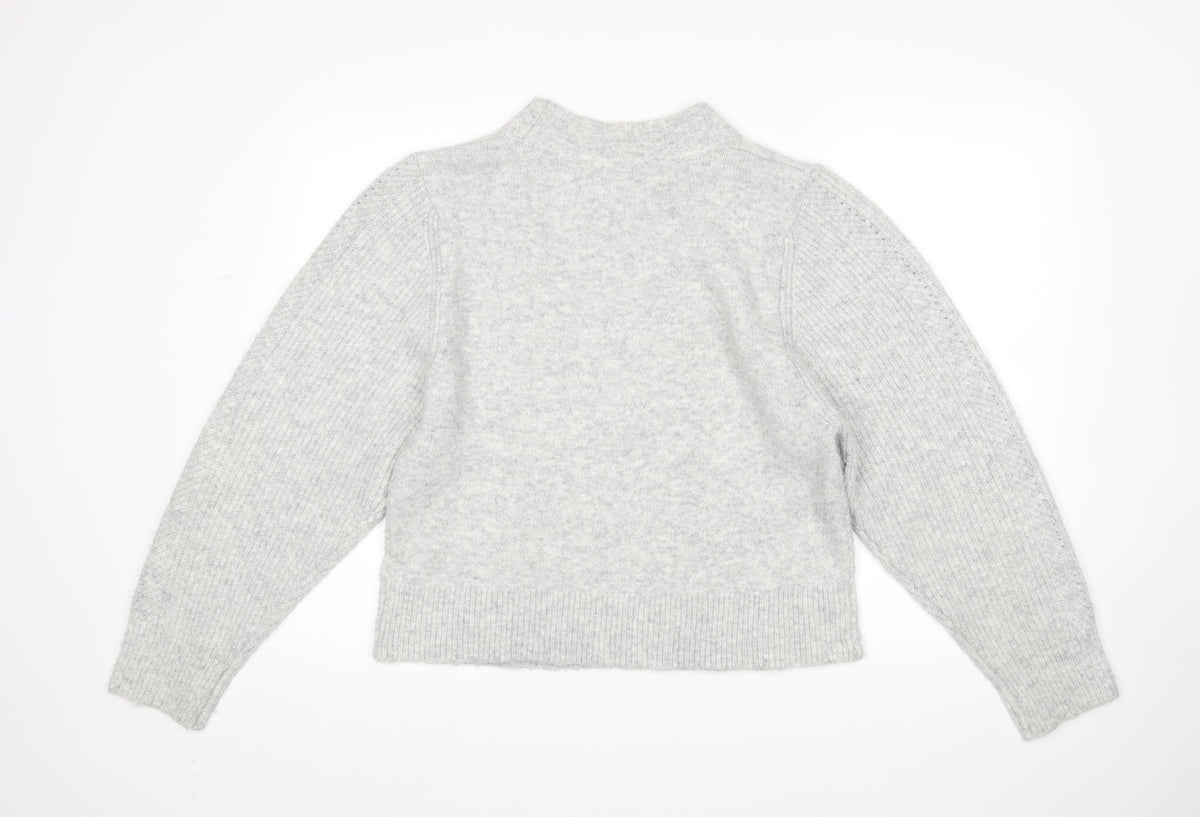 Back view of Topshop women’s grey jumper, size L