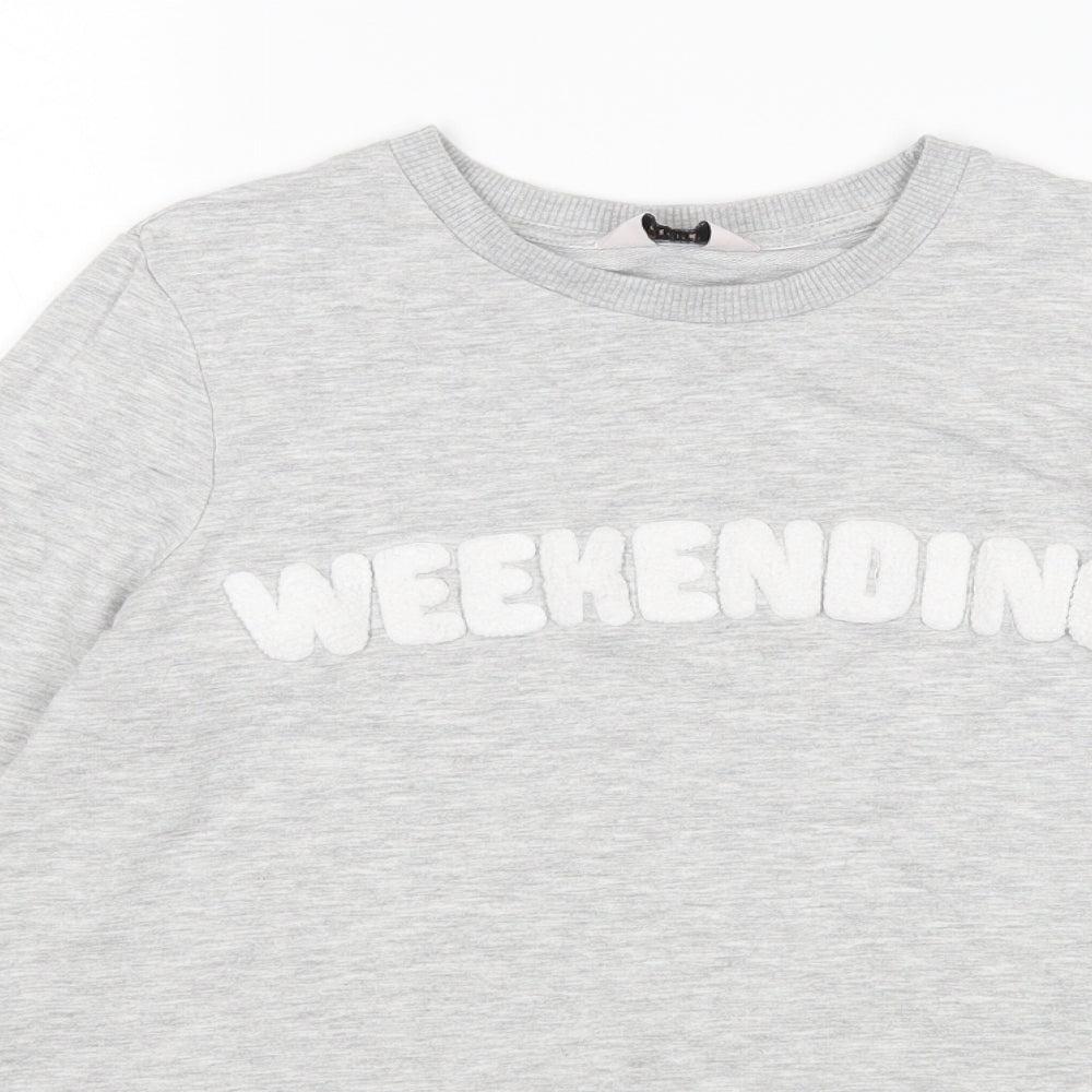 TU Womens Grey   Pullover Jumper Size 4