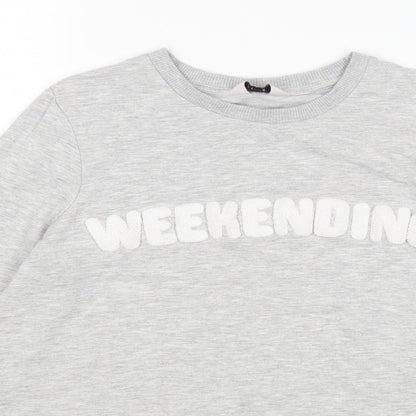 TU Womens Grey   Pullover Jumper Size 4