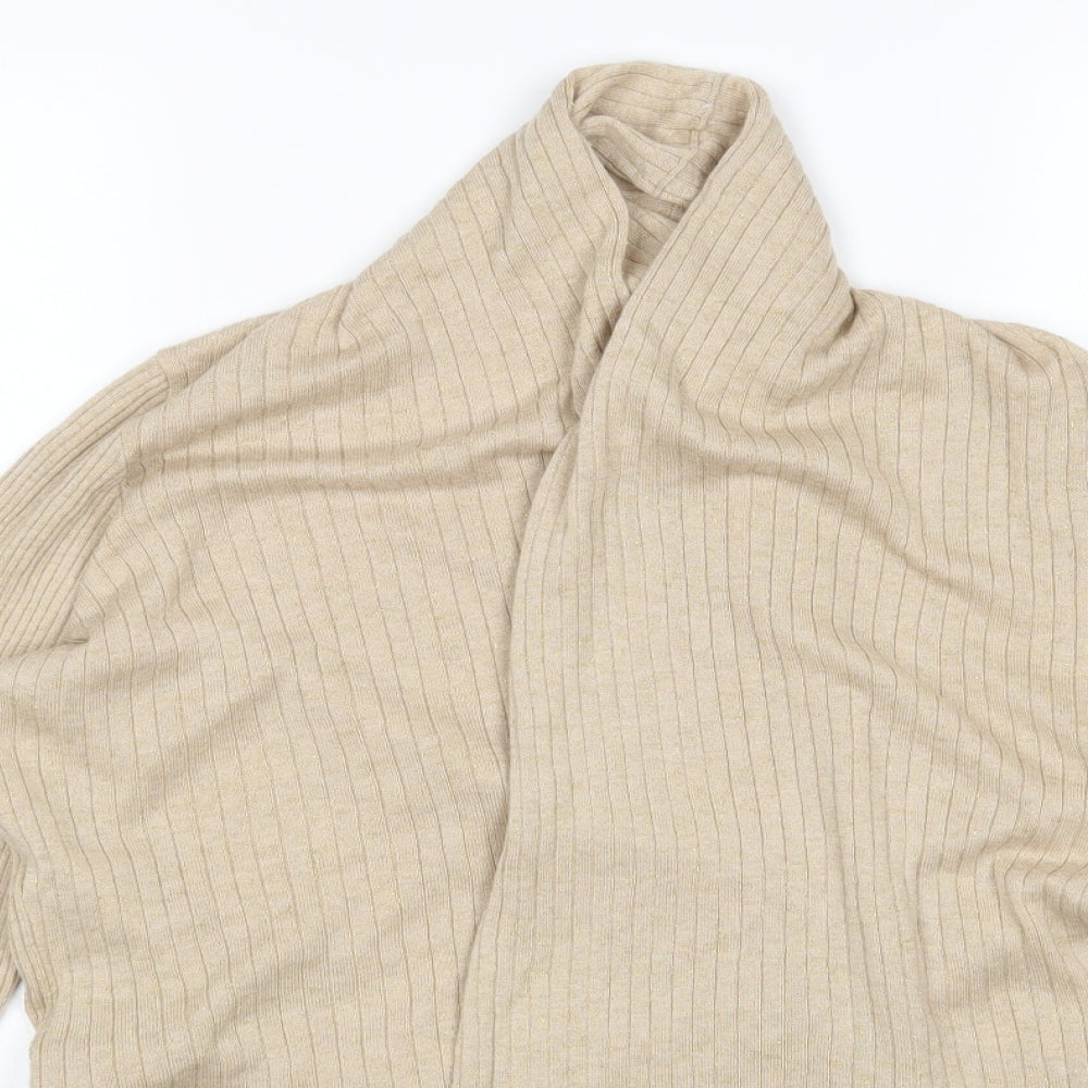 Cortefiel Womens Brown   Cardigan Jumper Size L