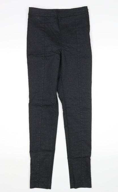 Womens UK Size 8 H&M Regular Fit Skinny Black Jeans