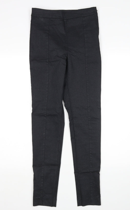 Womens UK Size 8 H&M Regular Fit Skinny Black Jeans