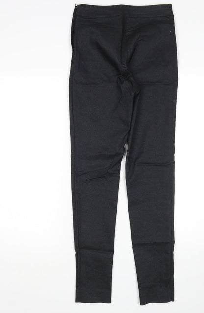 Womens UK Size 8 H&M Regular Fit Skinny Black Jeans