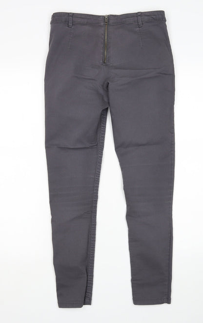 Womens UK Size 8 H&M Regular Fit Skinny Grey Jeans