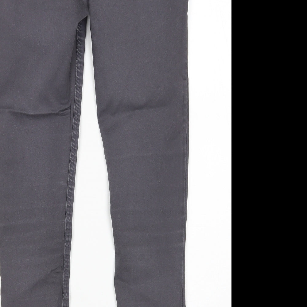 Womens UK Size 8 H&M Regular Fit Skinny Grey Jeans