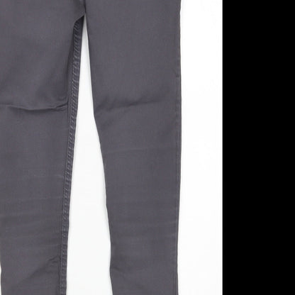Womens UK Size 8 H&M Regular Fit Skinny Grey Jeans