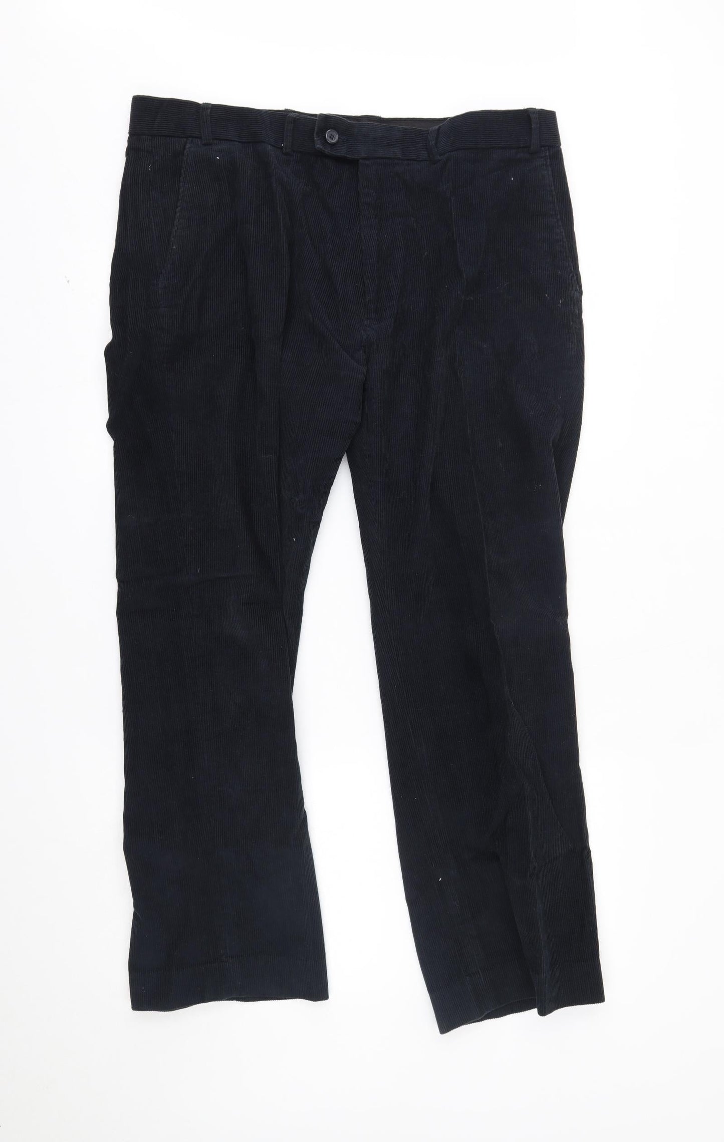 Womens UK Size 38 Preworn Regular Fit  Blue Trousers